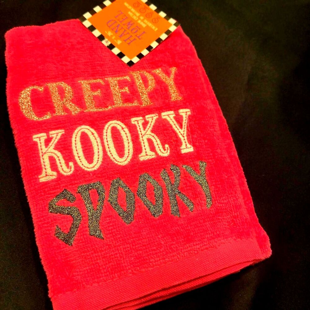 'CREEPY KOOKY SPOOKY Decor-home-accesories hand towel
